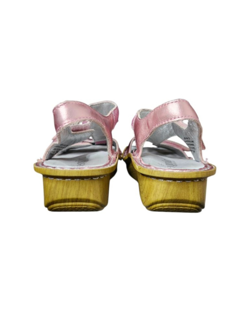 Alegria Kendra Metallic Pink Wedge Sandals EU 38 US 7.5-8 - Picture 5 of 7